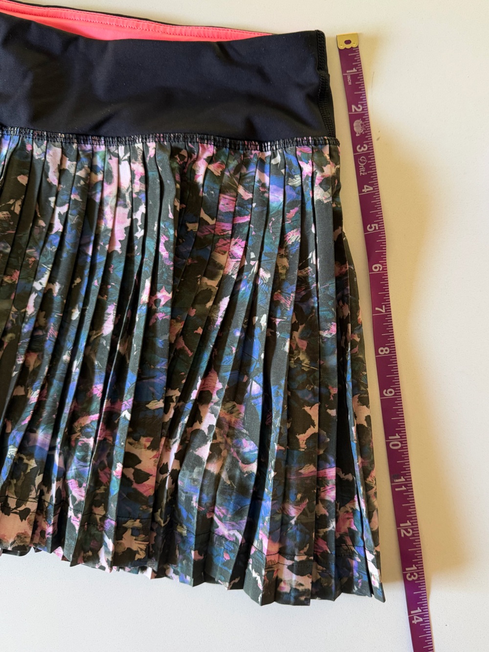 Lululemon Pleated Tennis Skirt Skort Floral - Picture 10 of 13